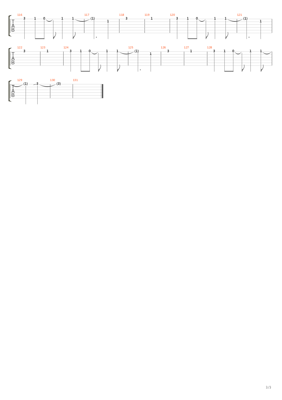 Hideaway吉他谱