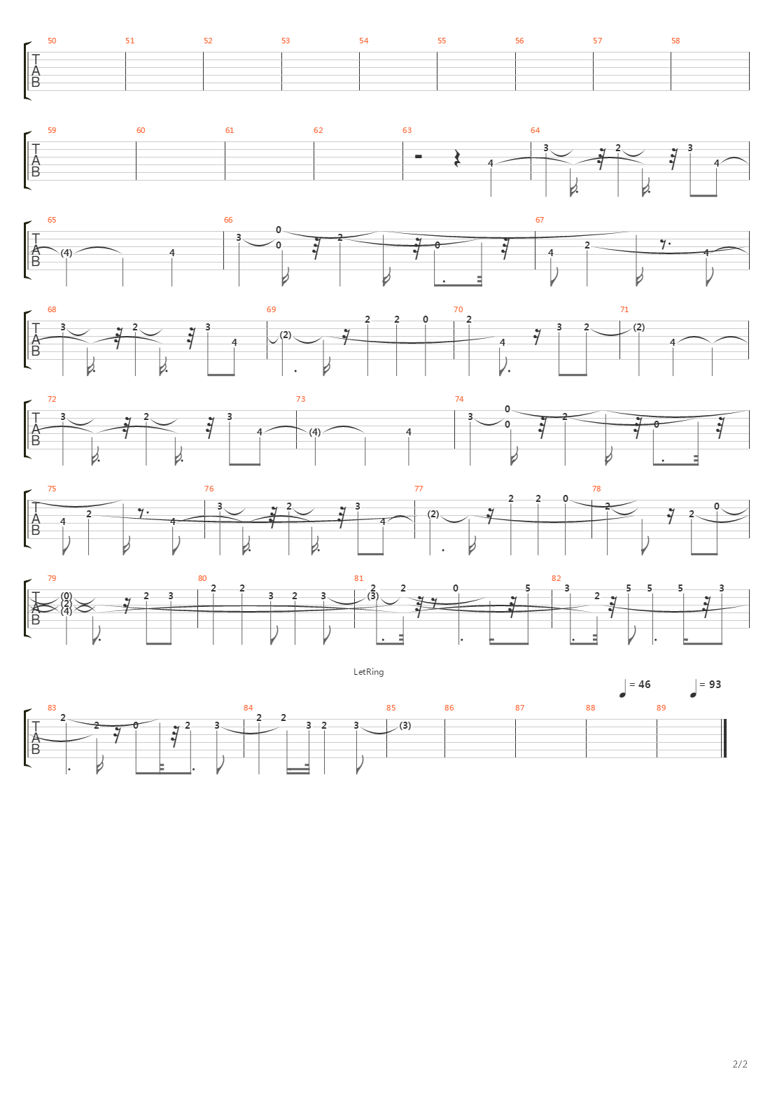 The Cape Of The Storm吉他谱