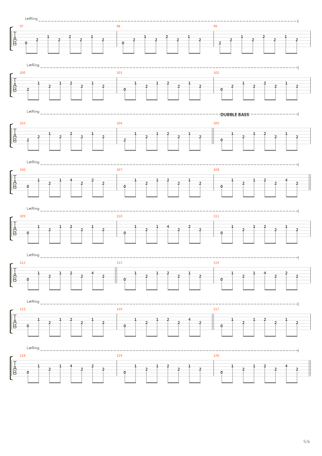 Del 3吉他谱