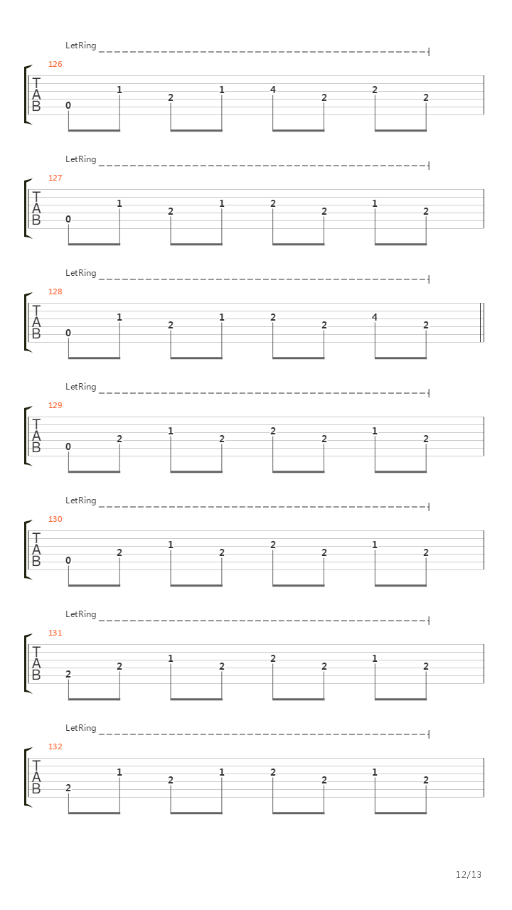 Del 3吉他谱