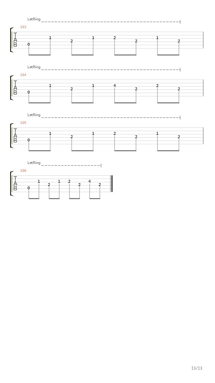 Del 3吉他谱