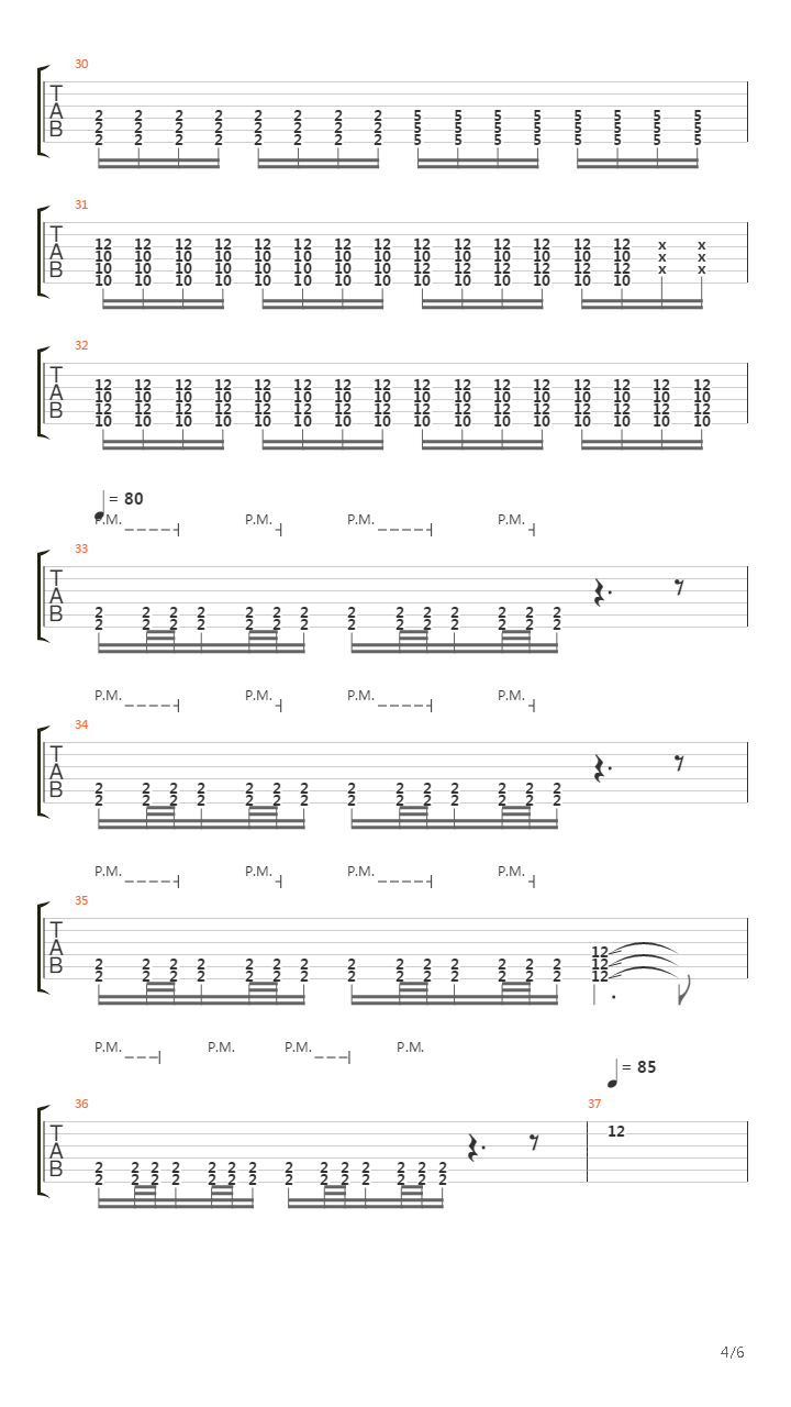 Asl吉他谱