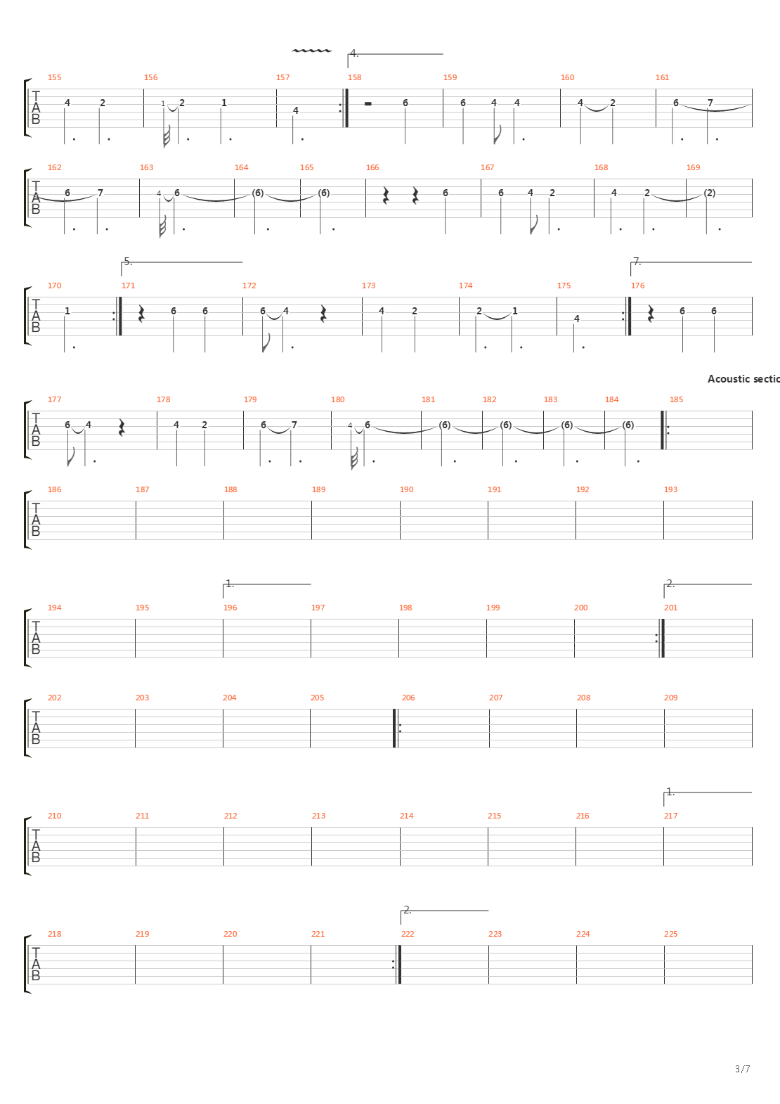 The Absence吉他谱