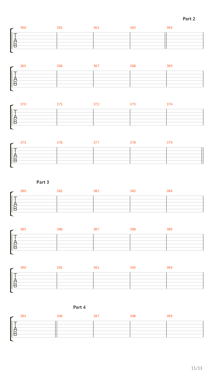 The Absence吉他谱