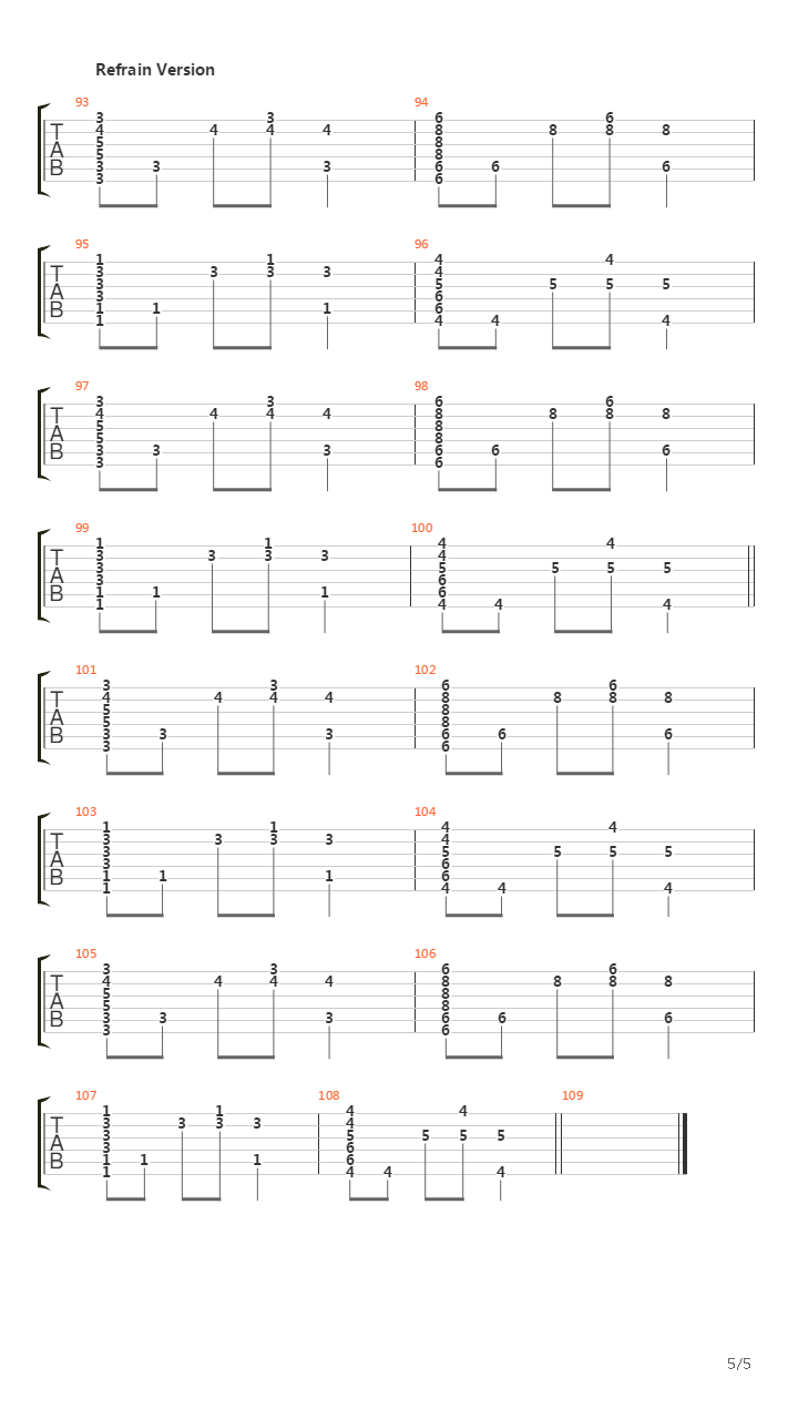 Between Heaven And Here吉他谱
