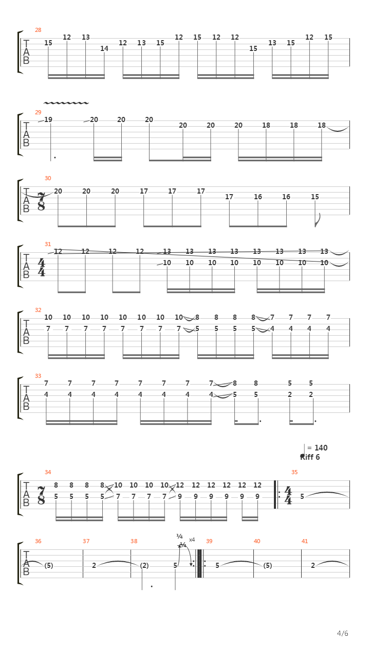 Harnessing Ruin吉他谱