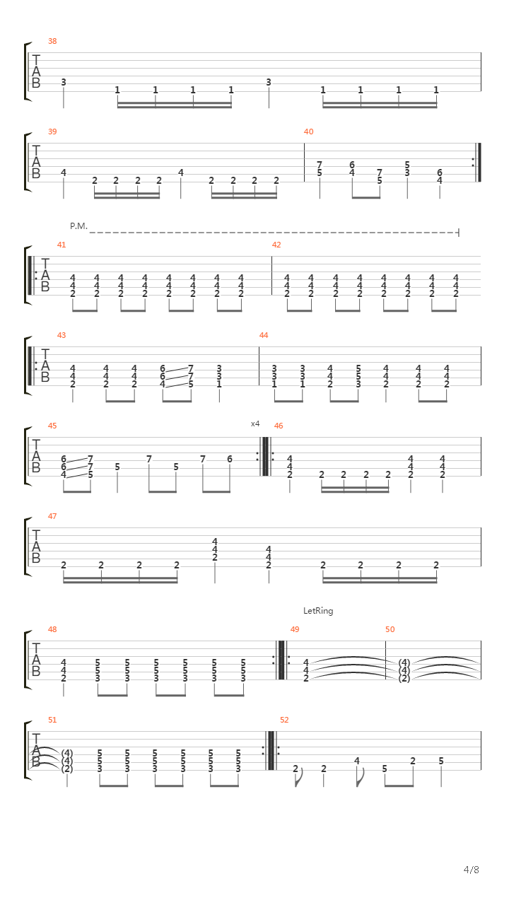 Trocar吉他谱