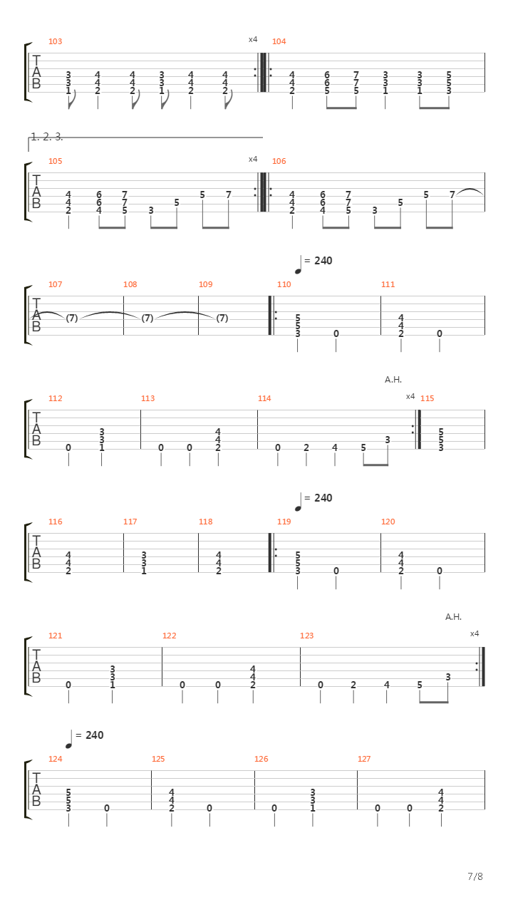 Trocar吉他谱