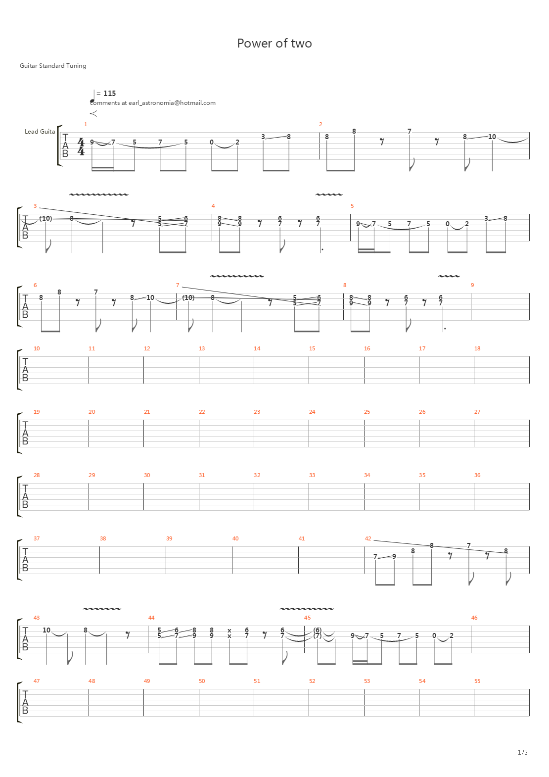 Power Of Two吉他谱