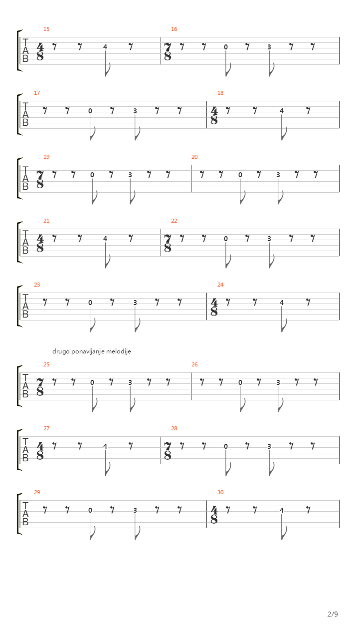 No 11811吉他谱