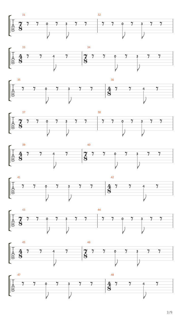No 11811吉他谱