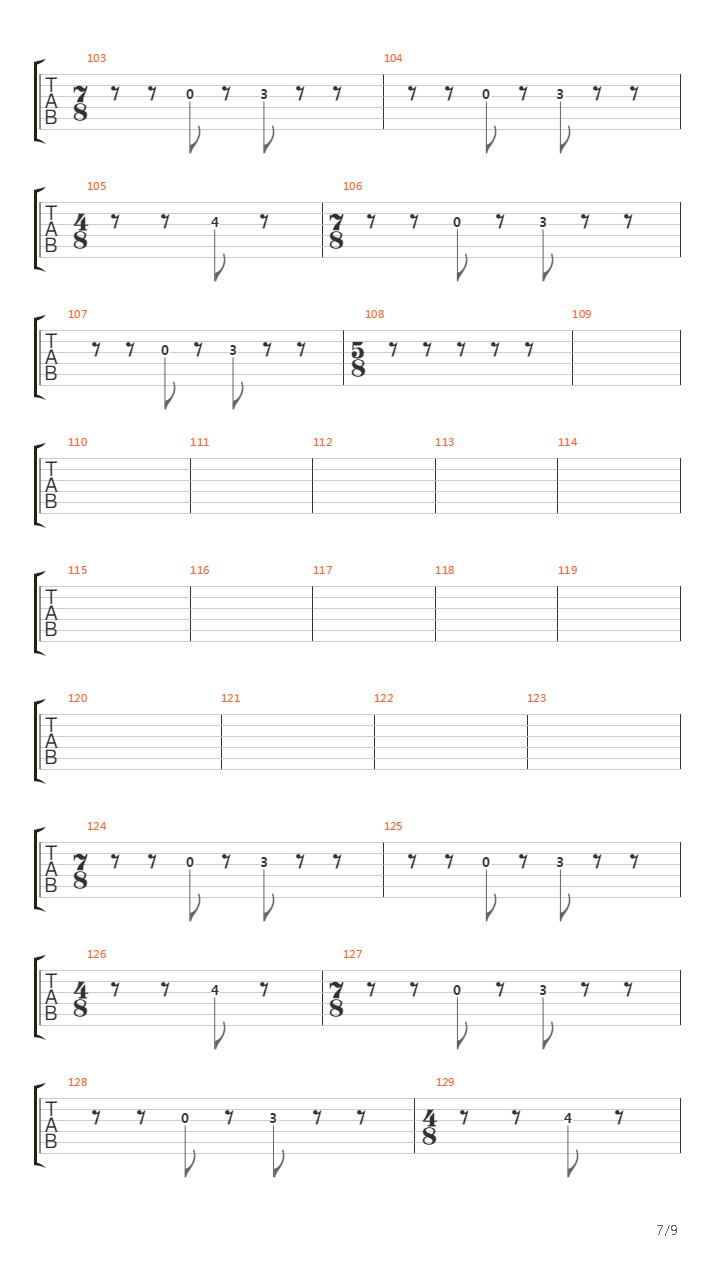 No 11811吉他谱