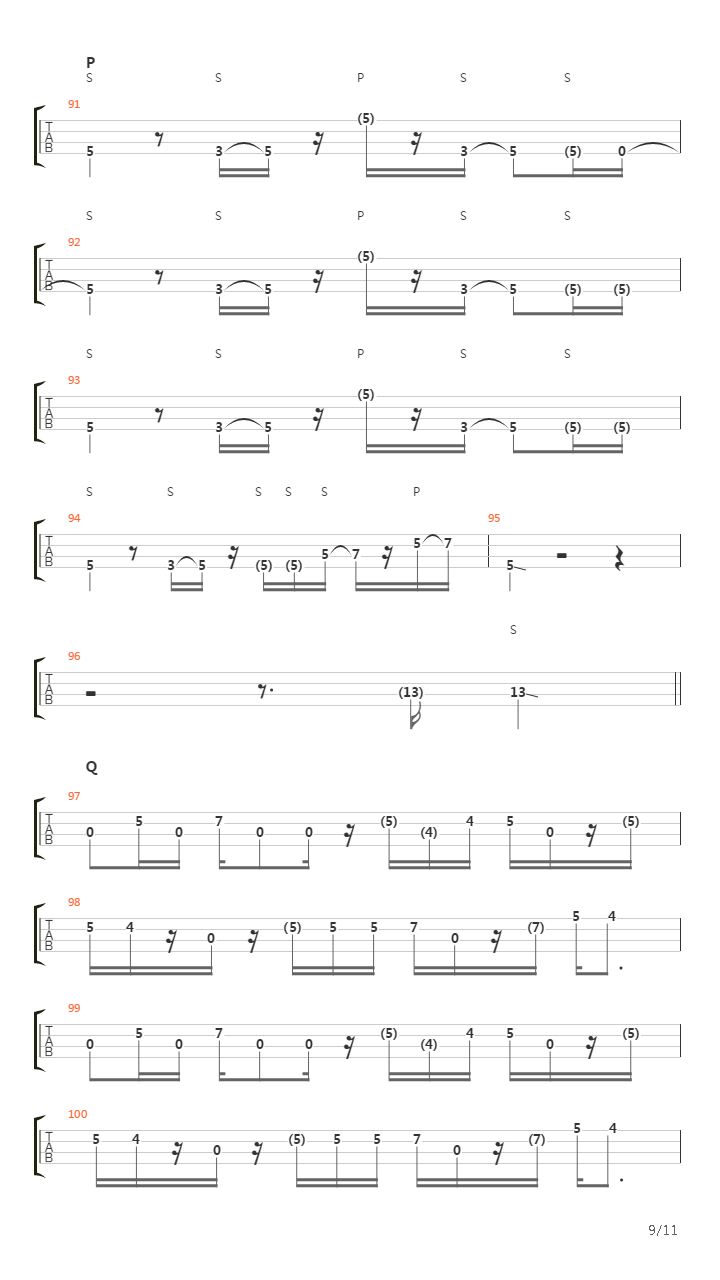 Therapy吉他谱