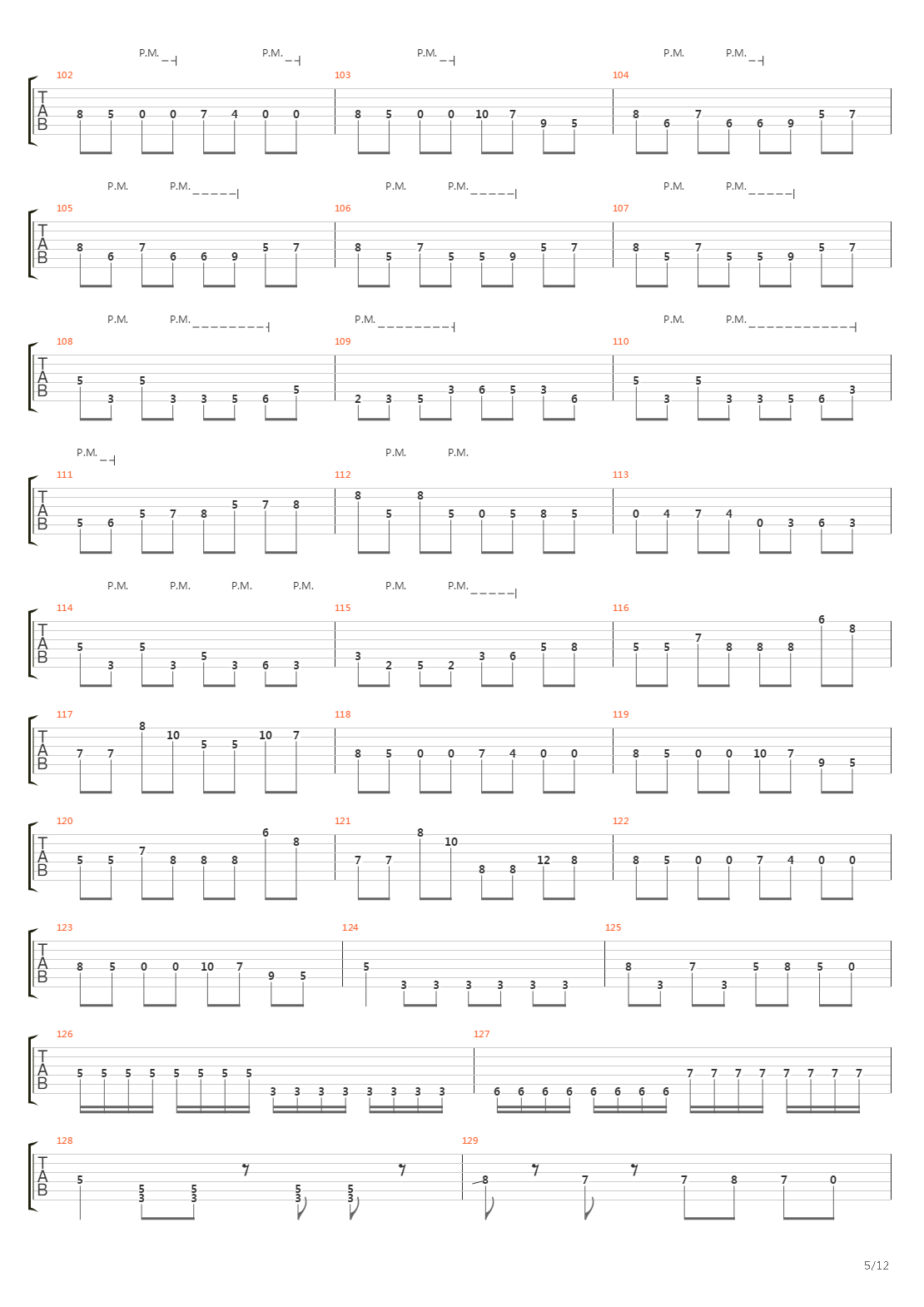 Destroyer吉他谱