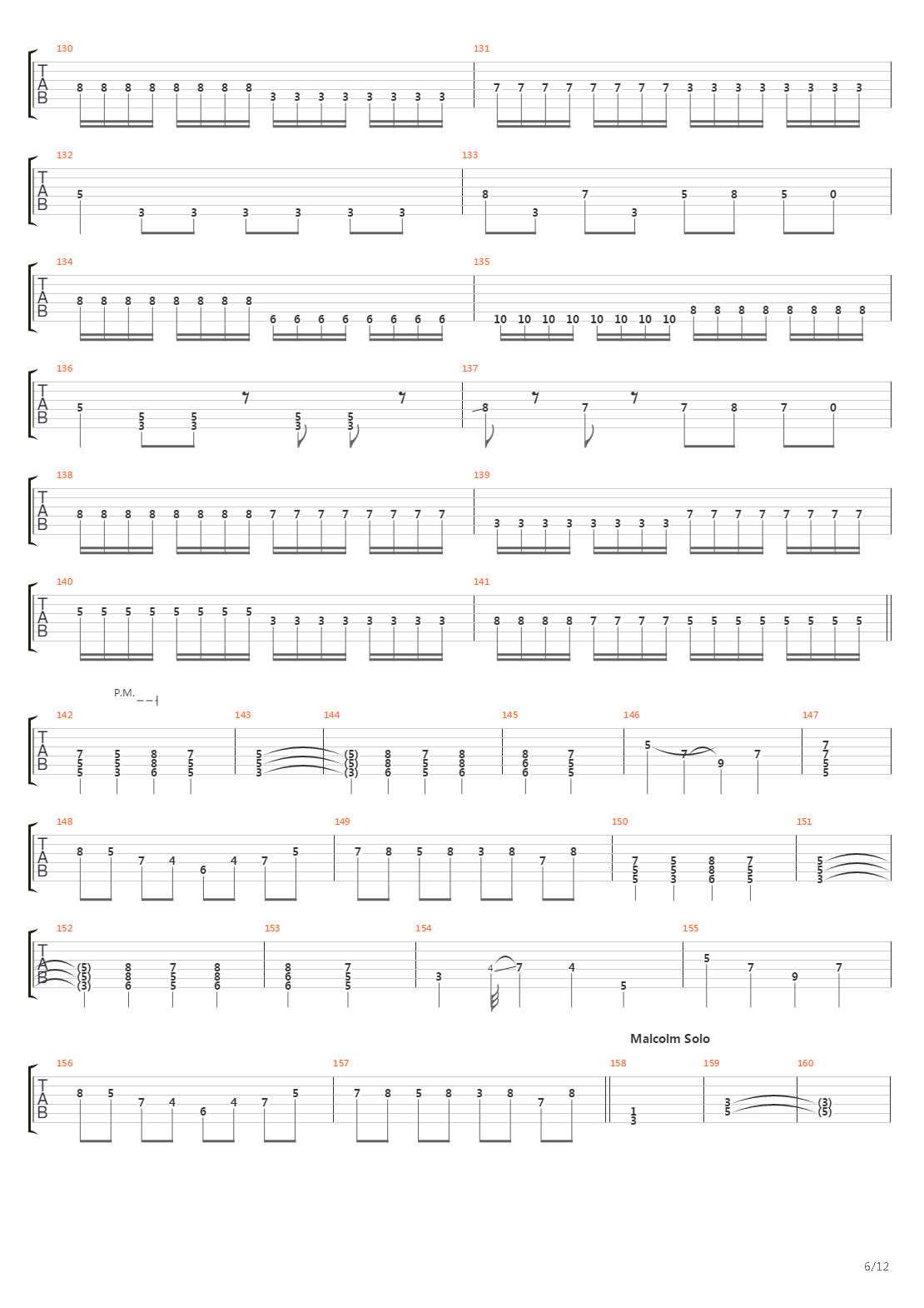 Destroyer吉他谱