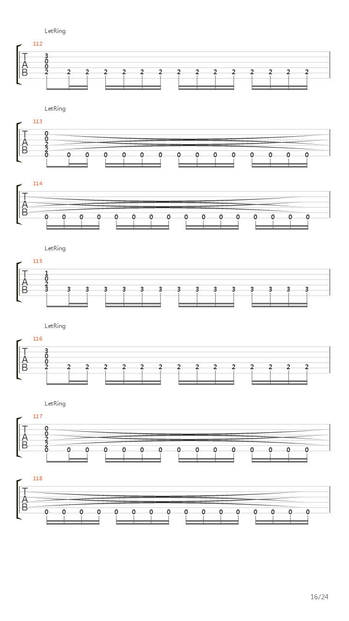 Astral Path To Supreme Majesties吉他谱