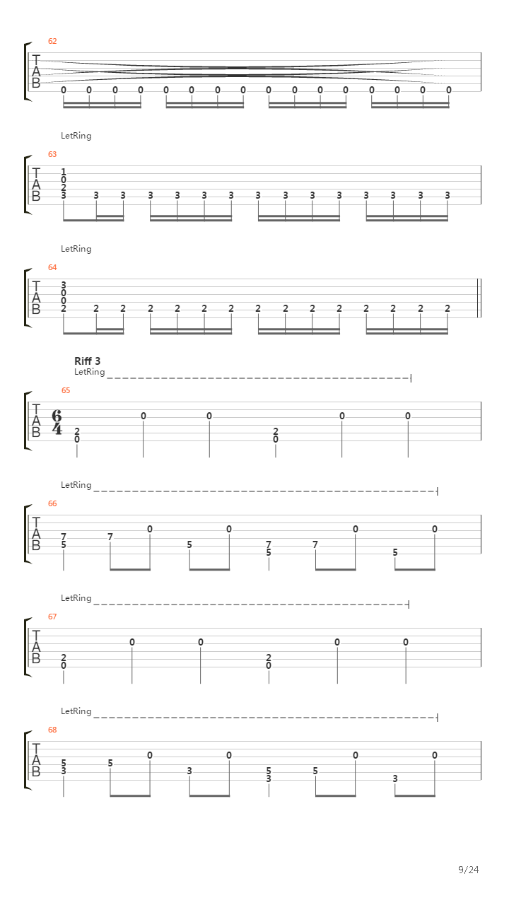 Astral Path To Supreme Majesties吉他谱