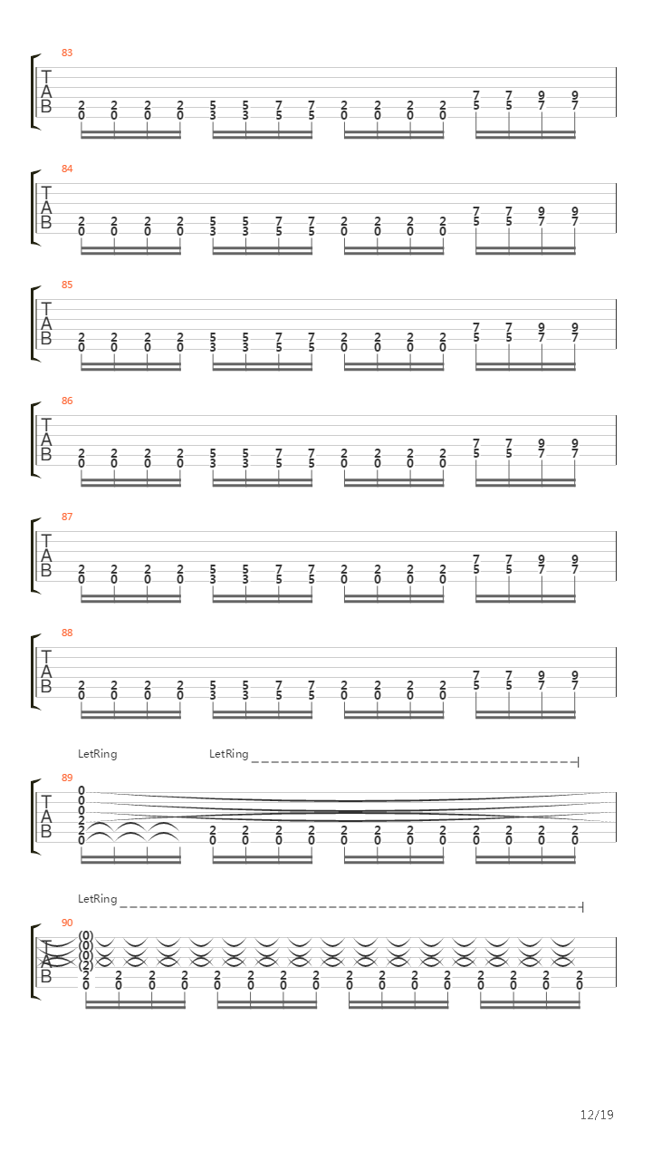 Astral Path To Supreme Majesties吉他谱