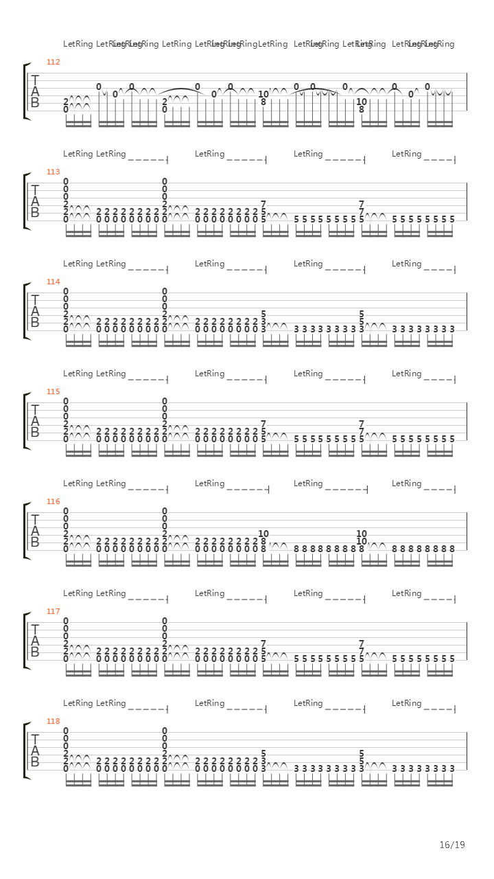 Astral Path To Supreme Majesties吉他谱