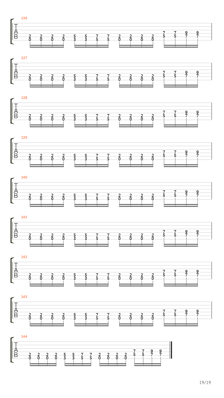 Astral Path To Supreme Majesties吉他谱