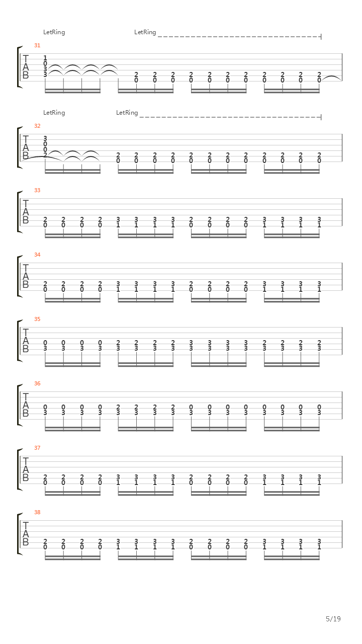 Astral Path To Supreme Majesties吉他谱