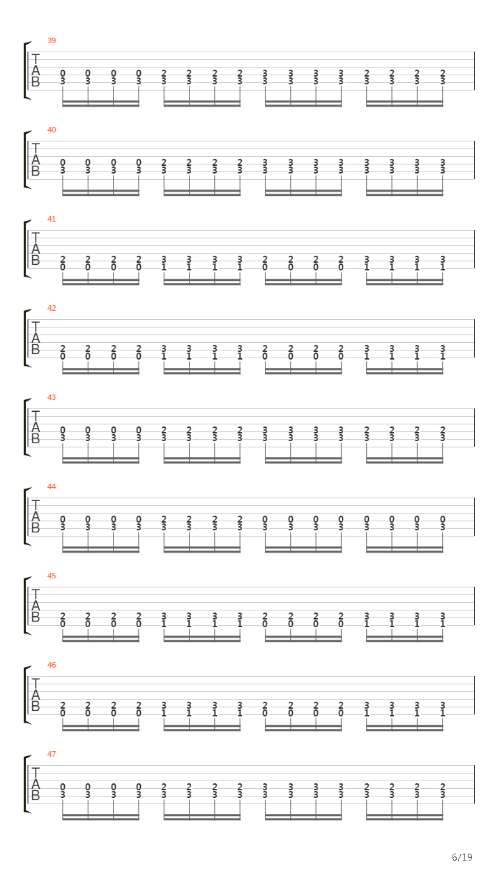 Astral Path To Supreme Majesties吉他谱