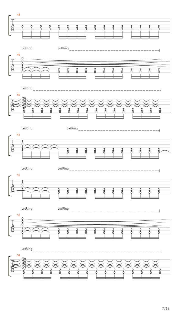 Astral Path To Supreme Majesties吉他谱