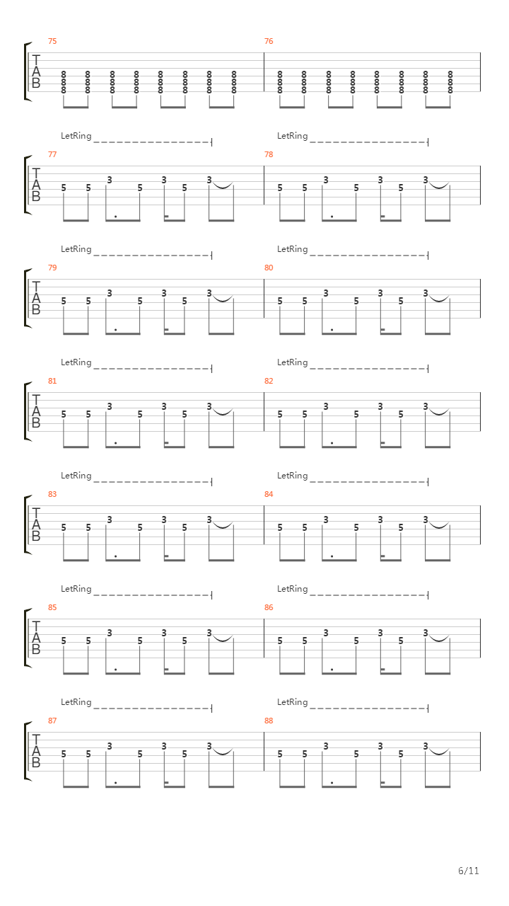 A Tus Pies吉他谱