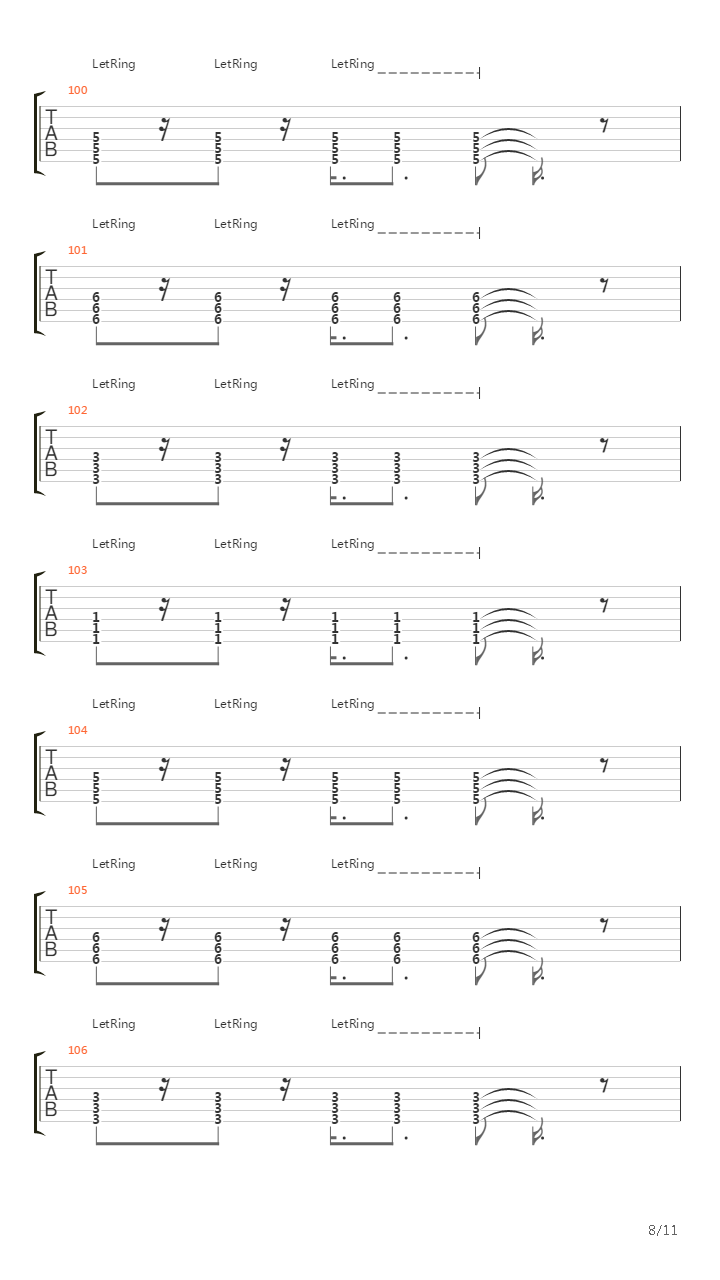 A Tus Pies吉他谱