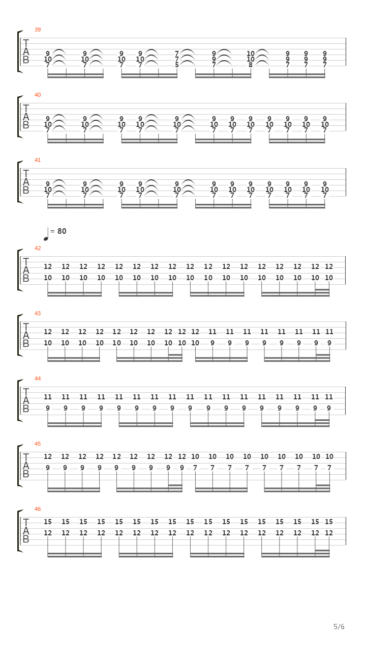 Otra Historia吉他谱