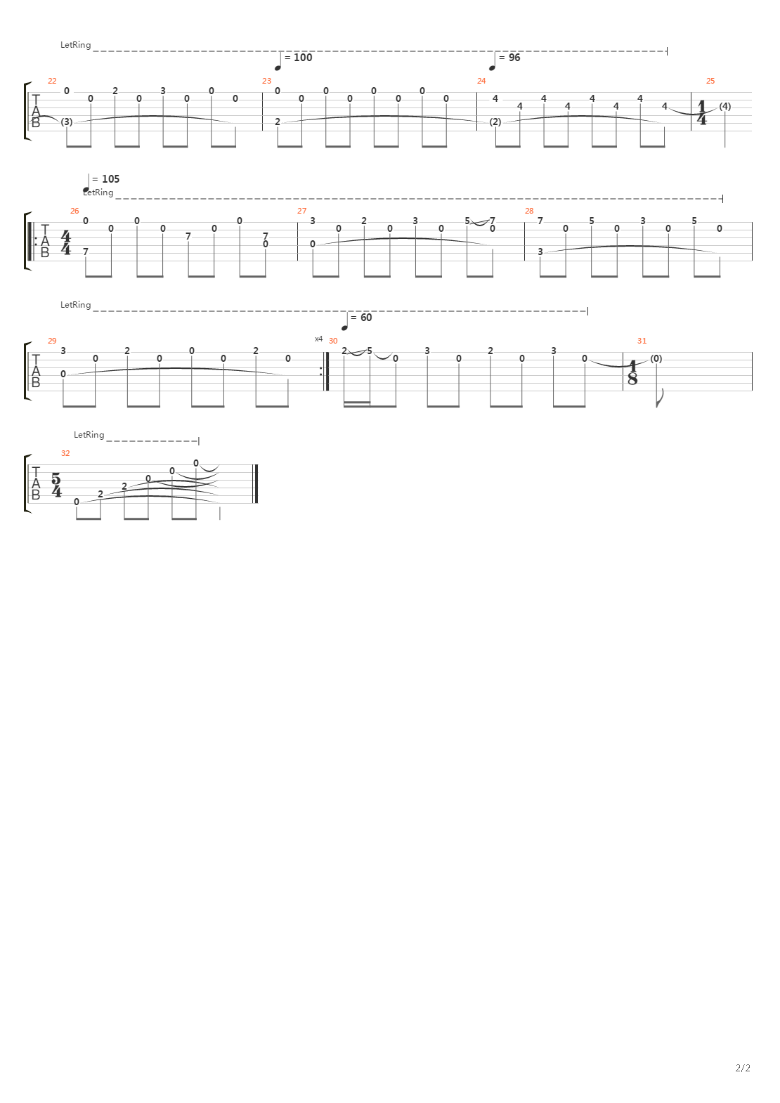 A Keen吉他谱