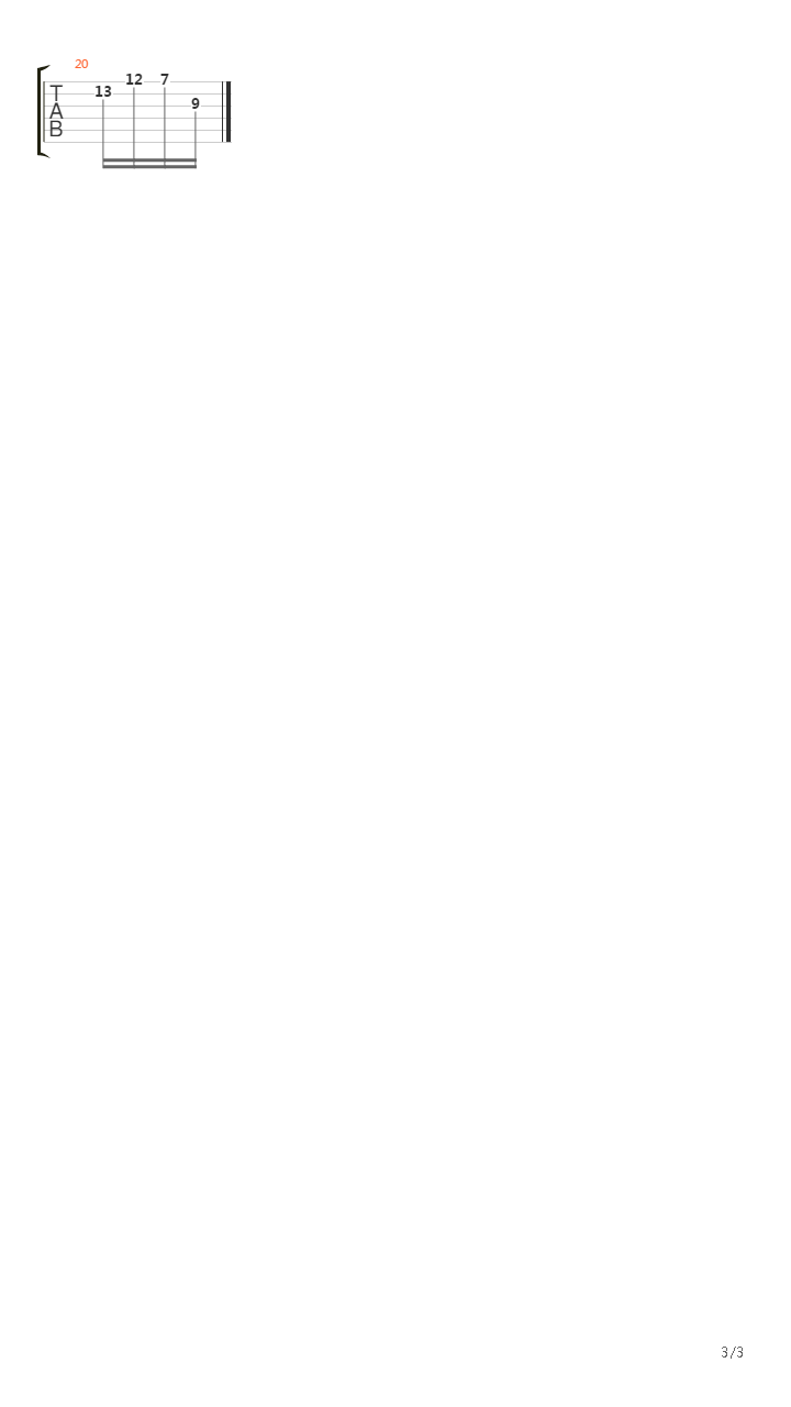 Nothing吉他谱