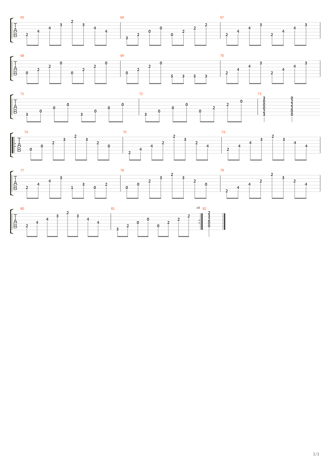 Allarc吉他谱