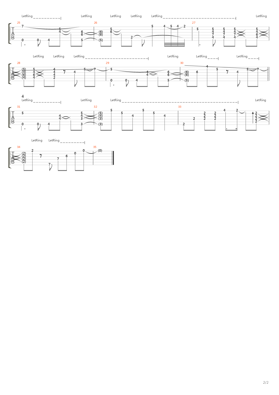 Surrendel吉他谱