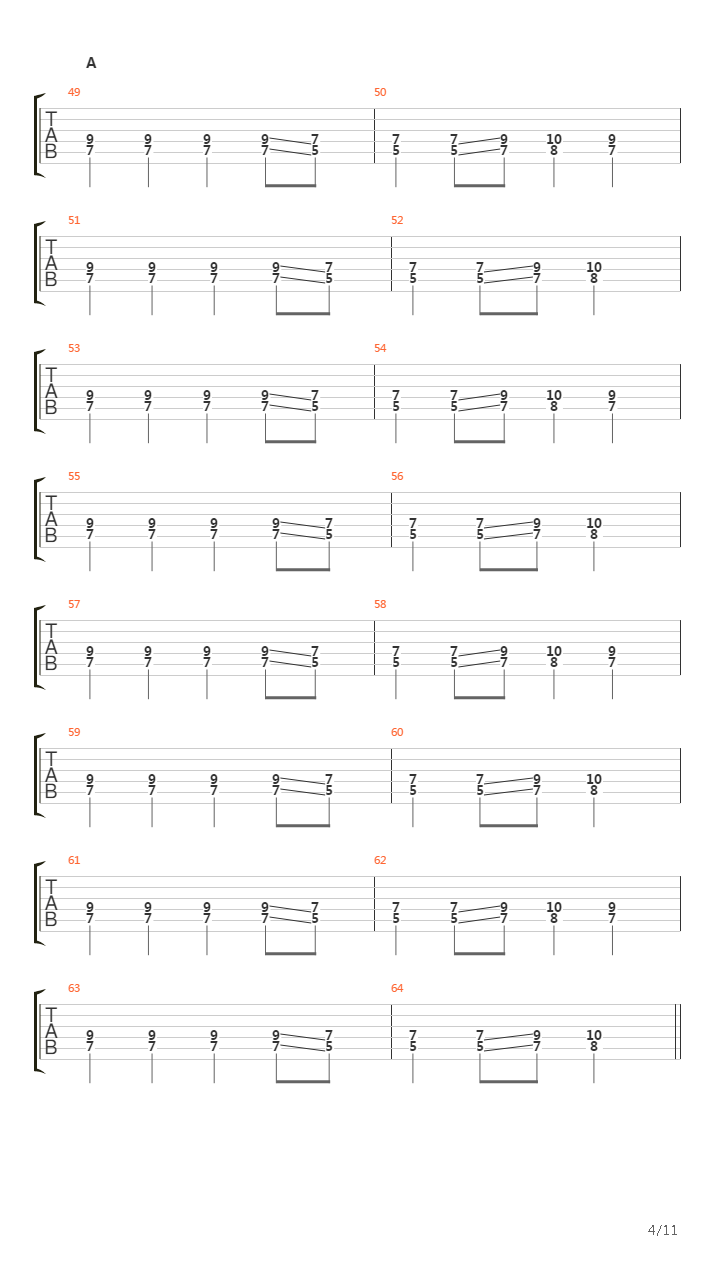 Over De Syngende Ode Moer吉他谱