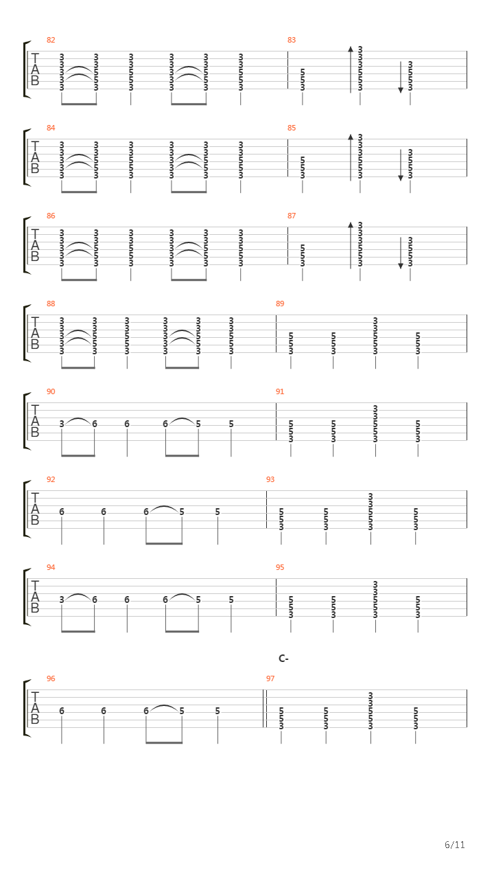 Over De Syngende Ode Moer吉他谱