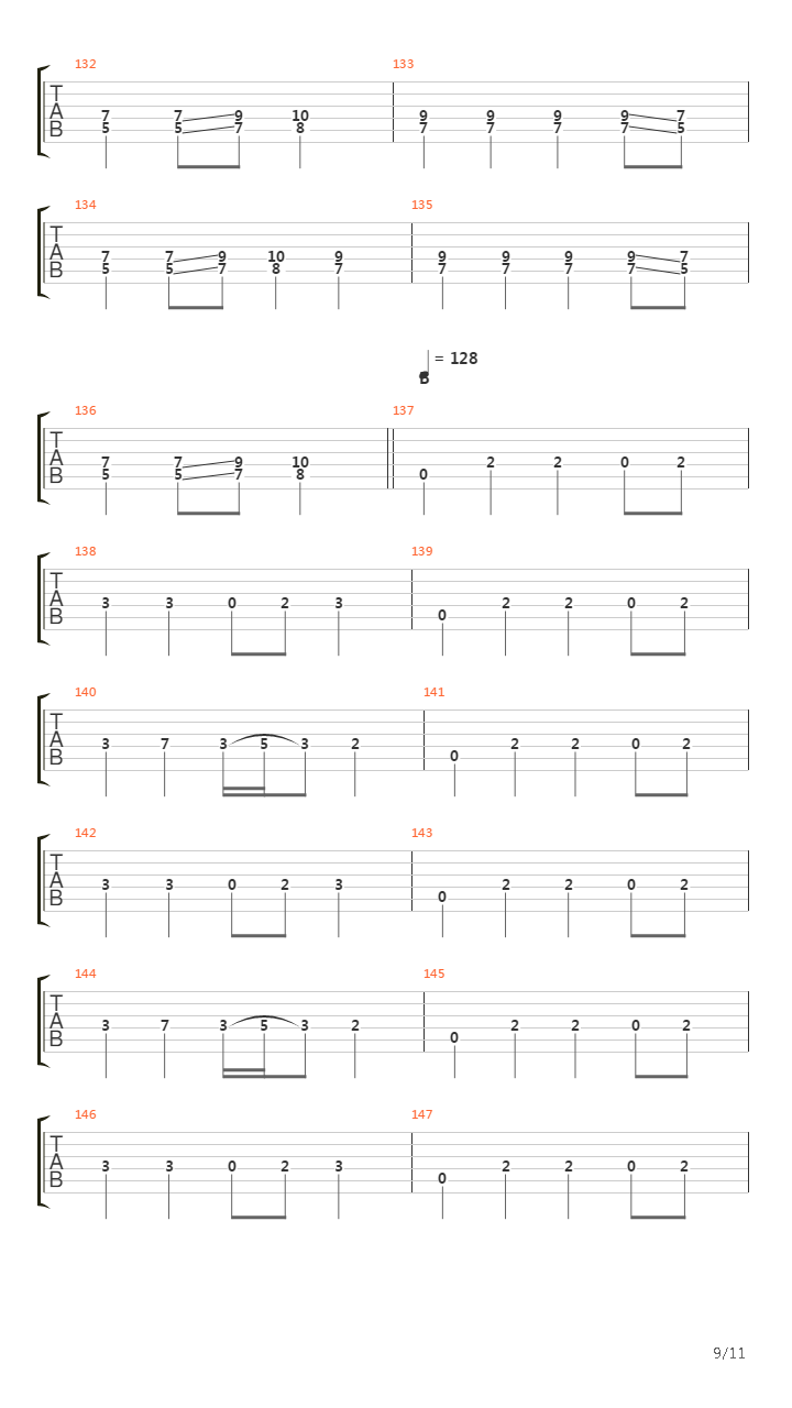 Over De Syngende Ode Moer吉他谱