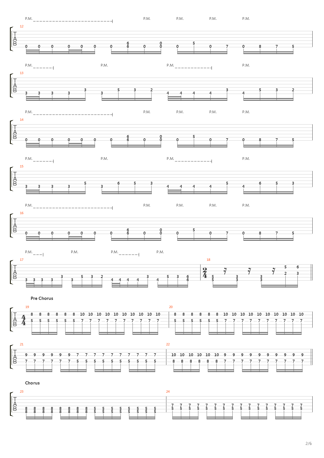 A Constant Reminder吉他谱