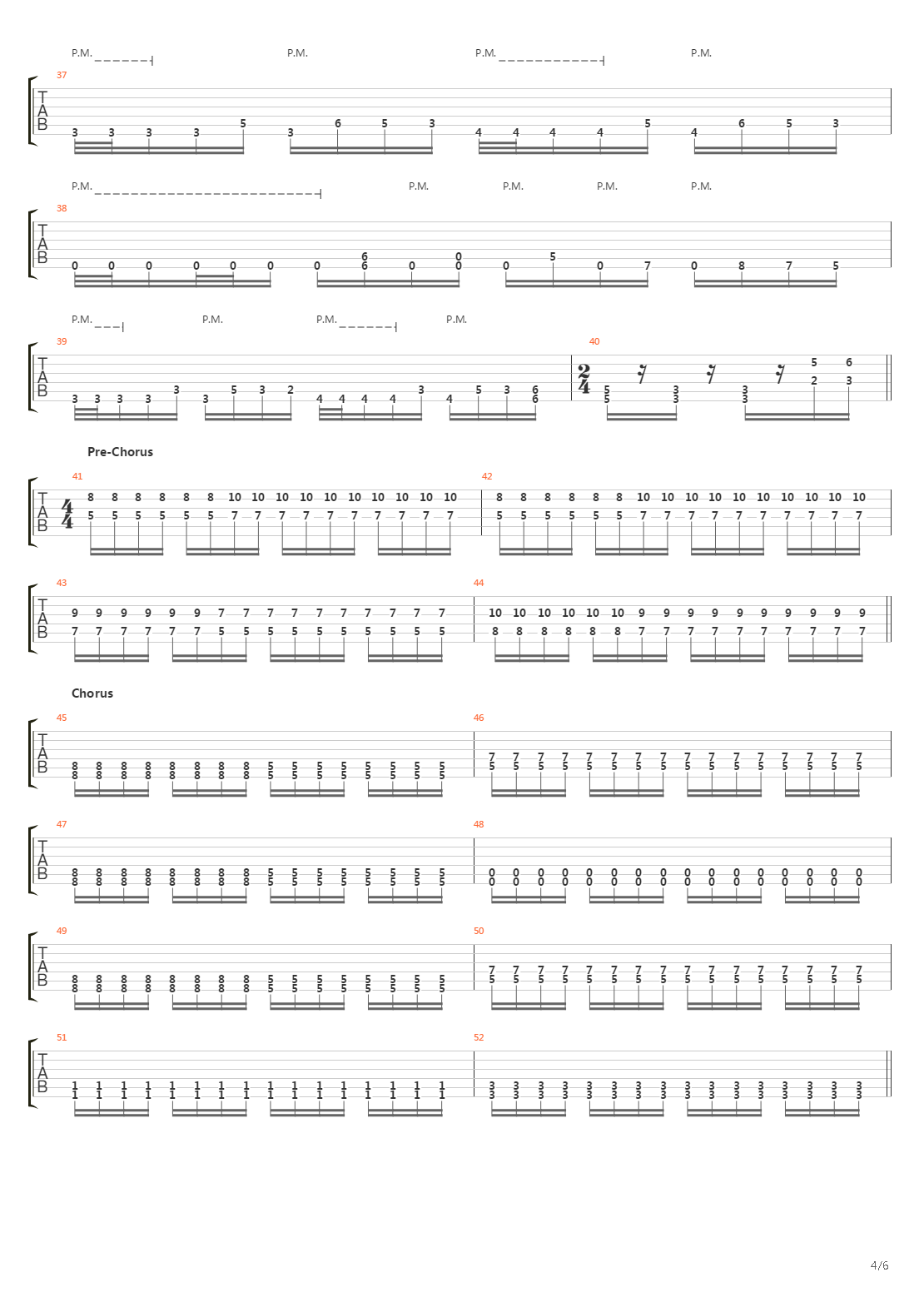 A Constant Reminder吉他谱