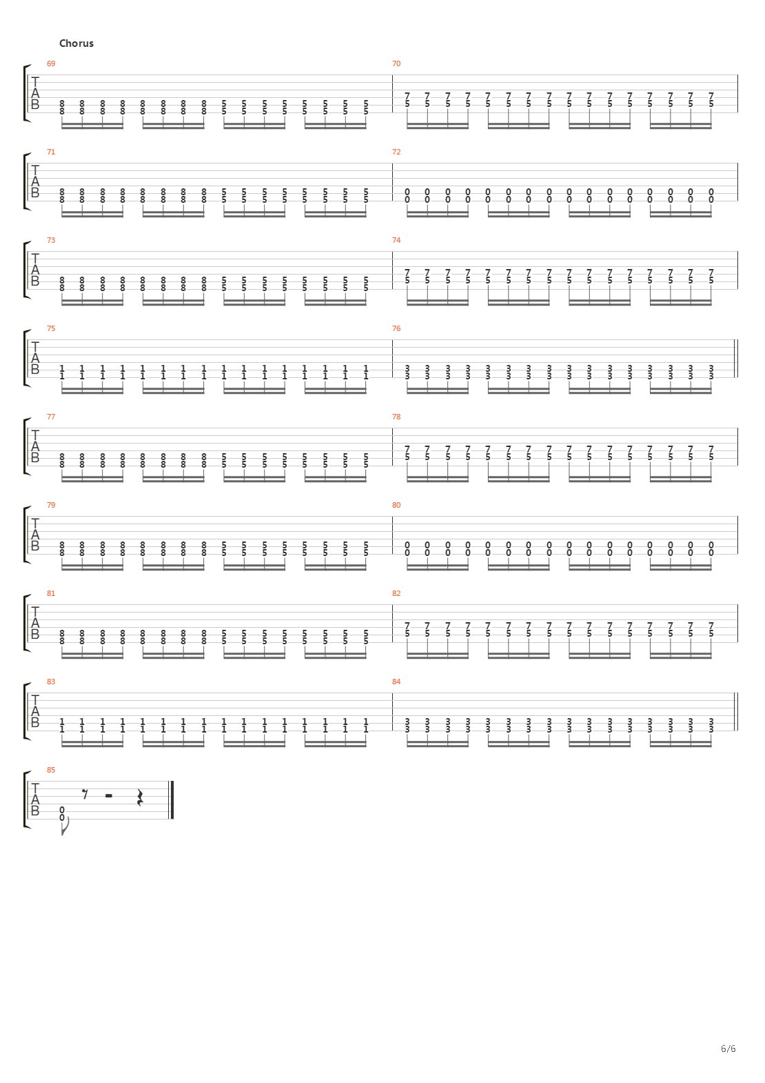 A Constant Reminder吉他谱