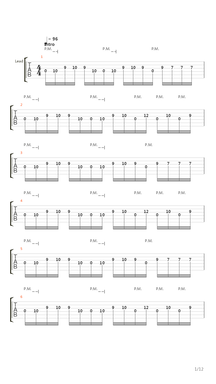 A Constant Reminder吉他谱