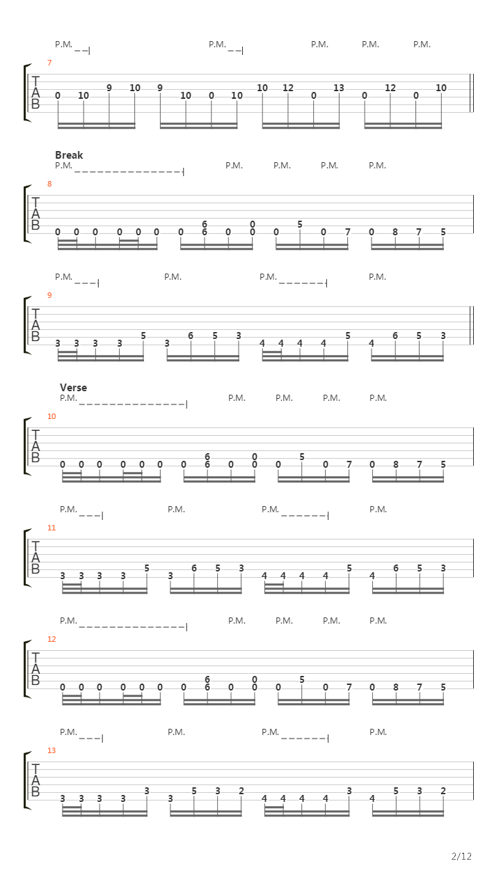 A Constant Reminder吉他谱