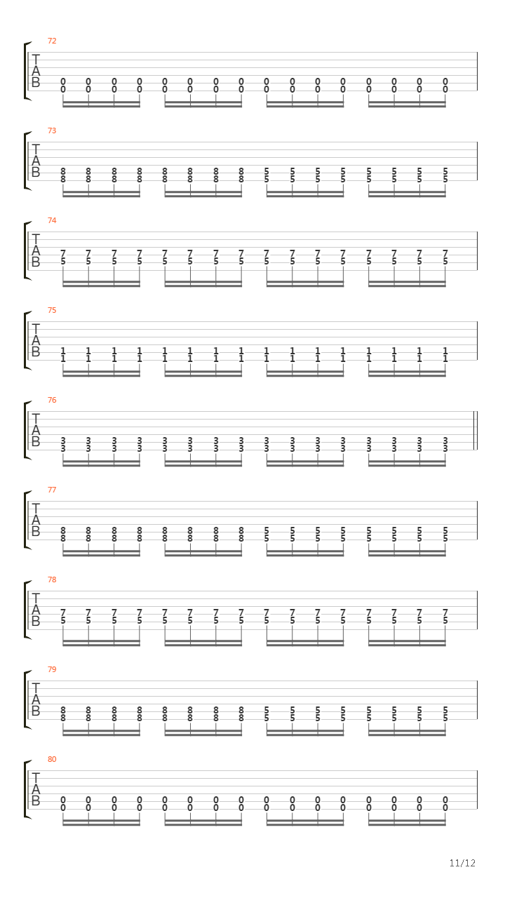 A Constant Reminder吉他谱