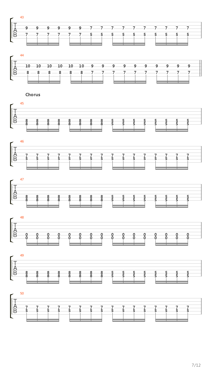 A Constant Reminder吉他谱