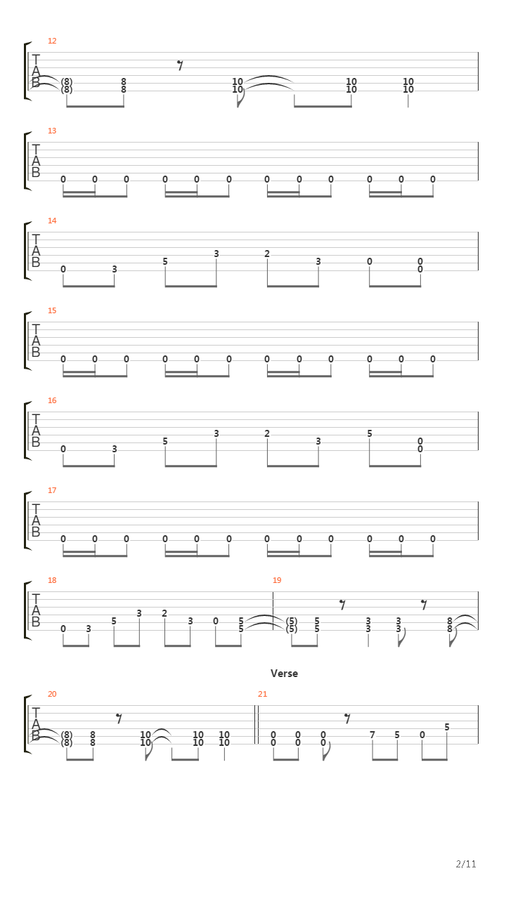 A Threnody For Modern Romance吉他谱