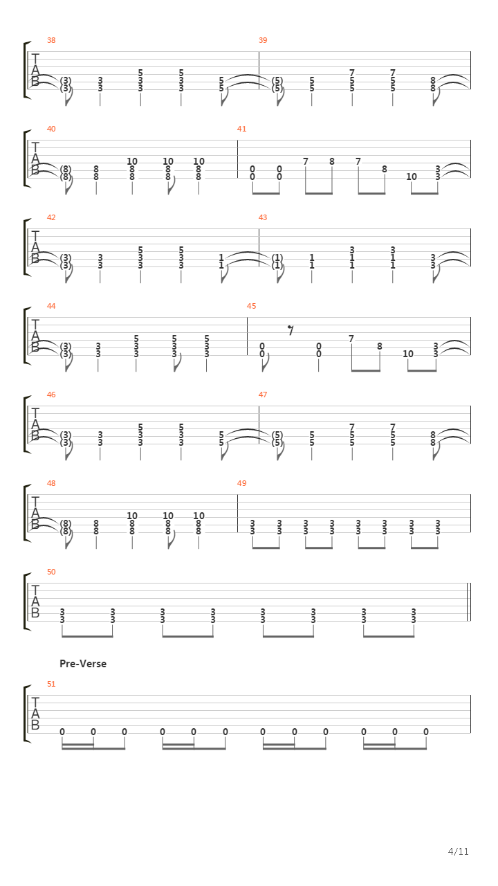 A Threnody For Modern Romance吉他谱