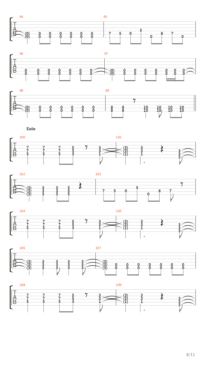 A Threnody For Modern Romance吉他谱