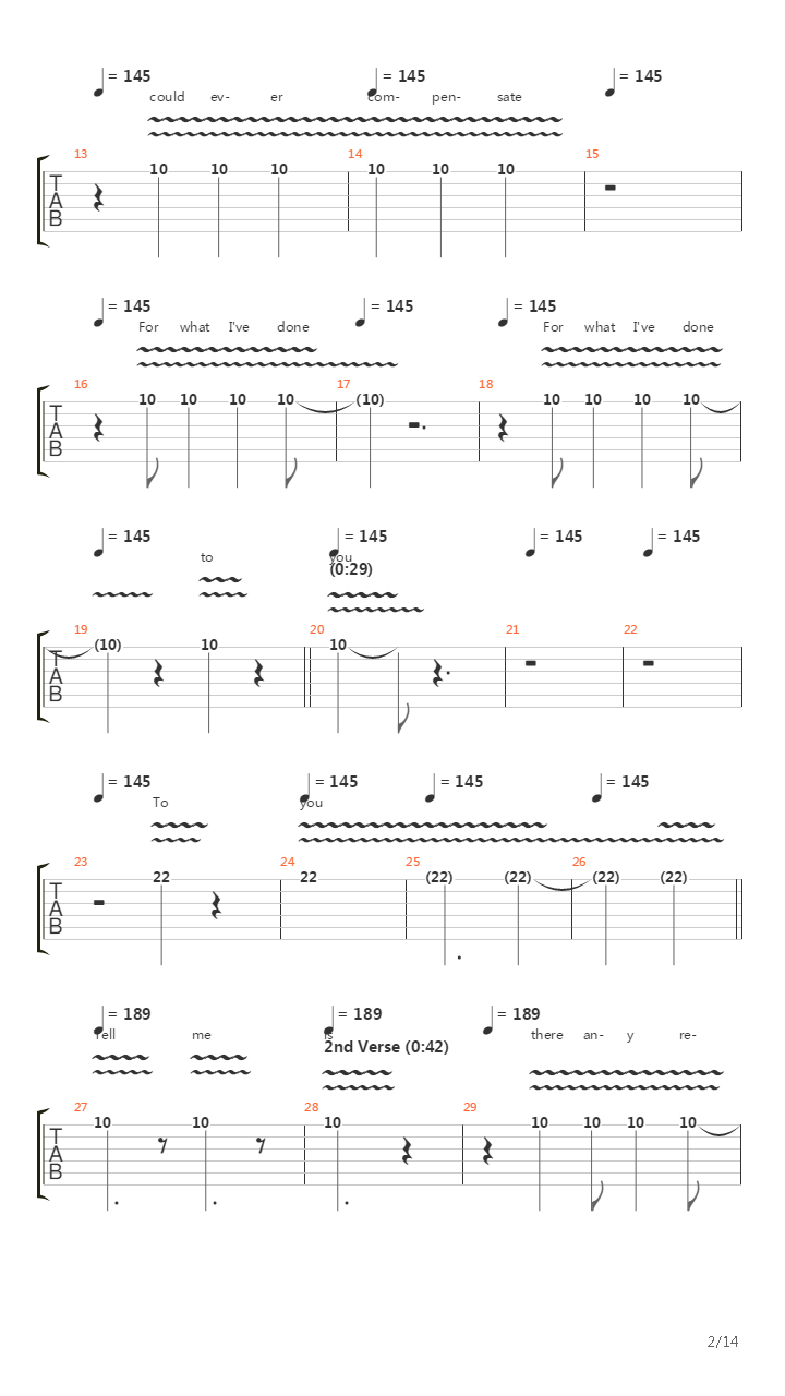 The Caitiff Choir Defeatism吉他谱