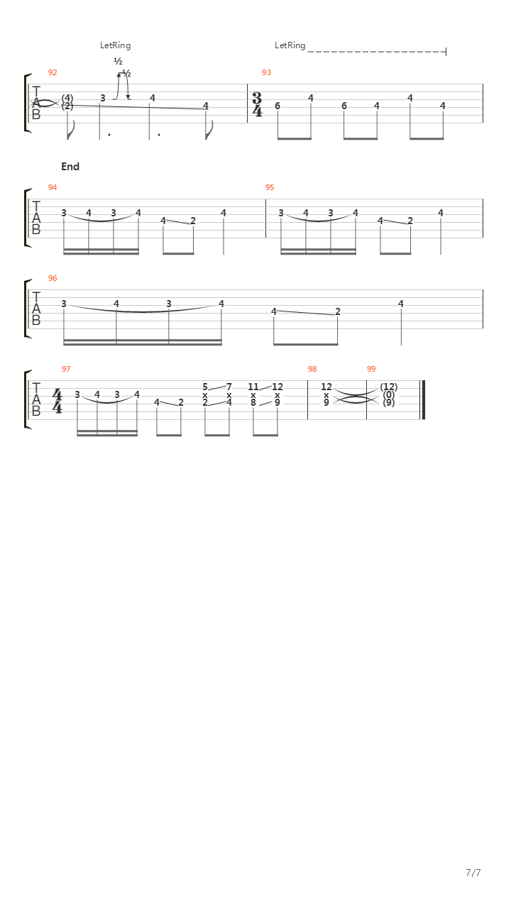 Explanation Content吉他谱