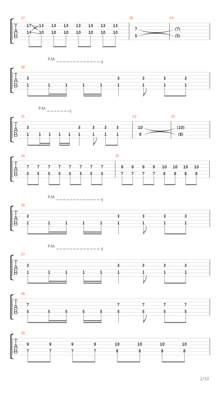 The Distance吉他谱